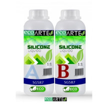 Silicone Líquido  A+B  1 KG