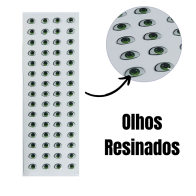 Olhos resinados pequenos