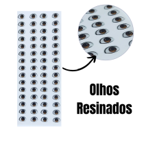 Olhos resinados pequenos