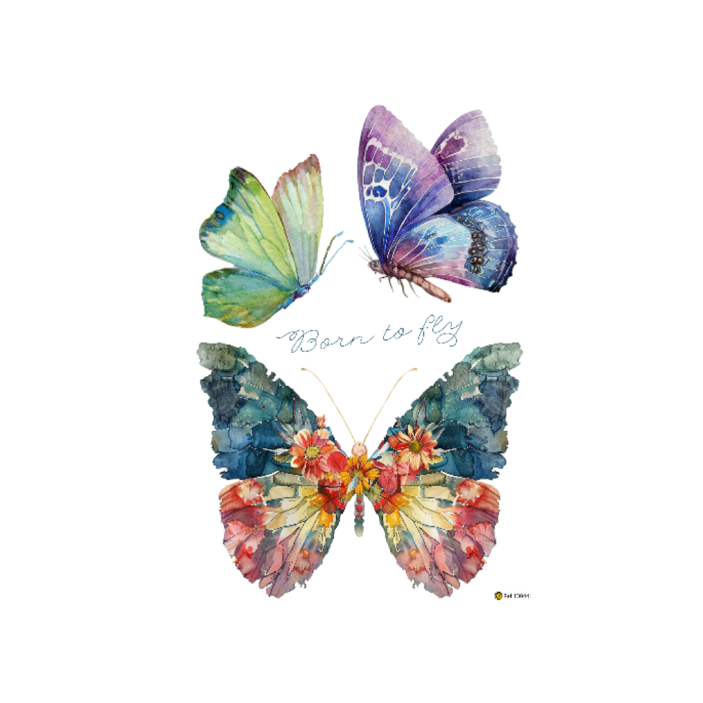 Papel transfer  Borboletas