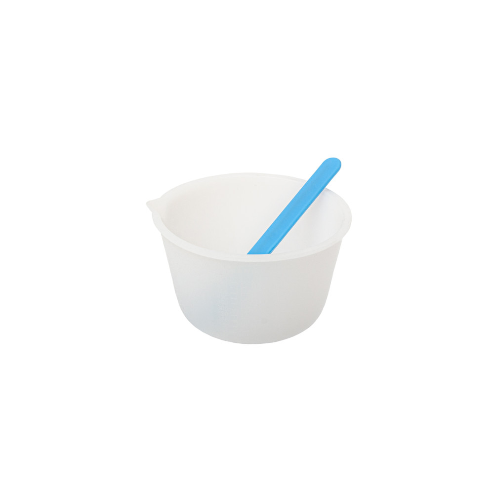 RECIPIENTE MEDIDOR C/ESPATULA SILICONE