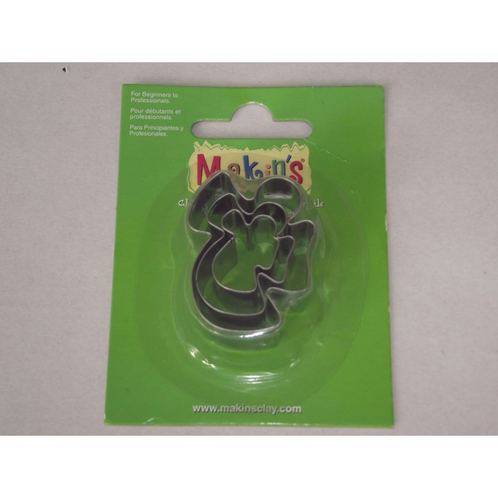 Conjunto de 3 cortadores de metal anjos