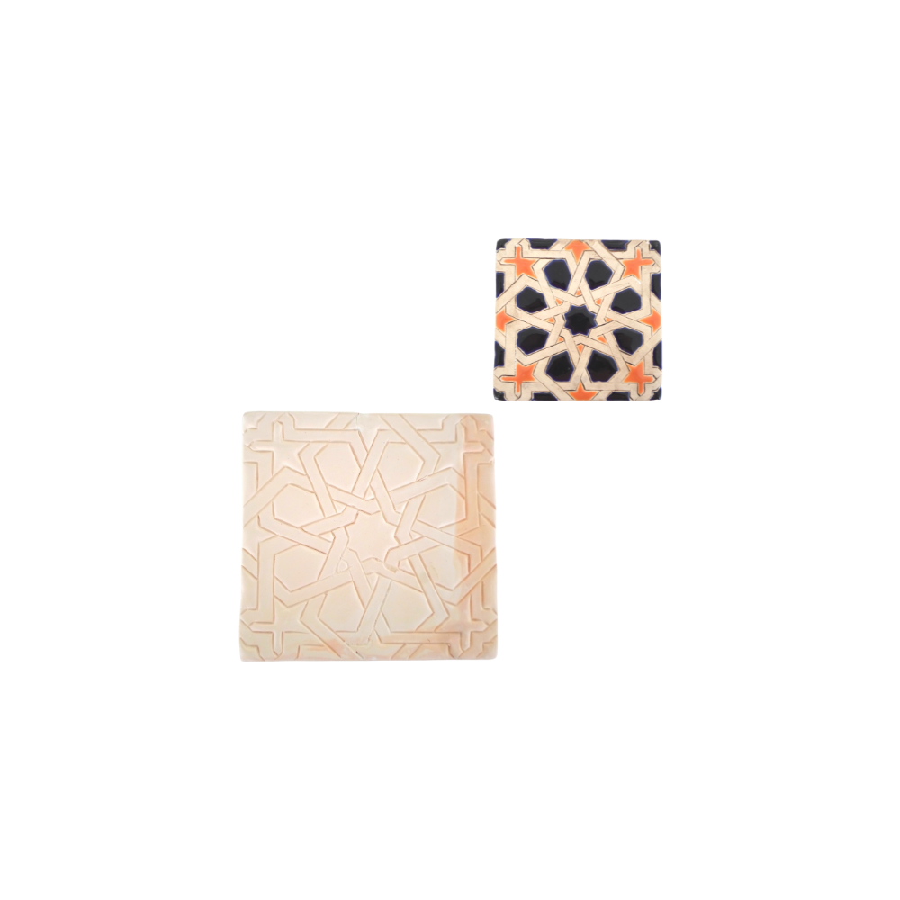 Azulejo trabalhado 13x13cm