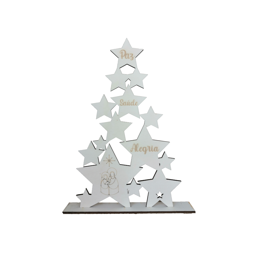 Árvore de Natal com Estrelas