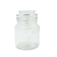 Frasco de vidro com Tampa...