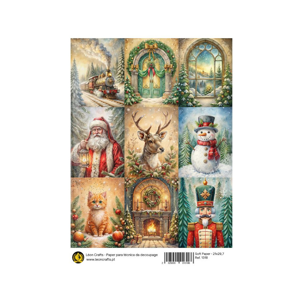 Papel de Arroz Natal