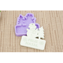 MOLDE SILICONE BONECO DE...