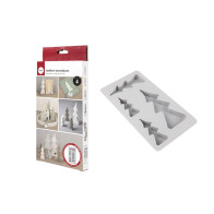 MOLDE SILICONE 4 PINHEIROS