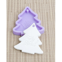 MOLDE SILICONE PINHEIRO FELIZ NATAL