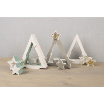 MOLDE SILICONE PINHEIRO E ESTRELAS