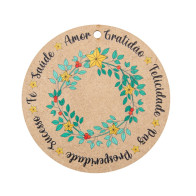 PLACA NATAL C/ SENTIMENTOS