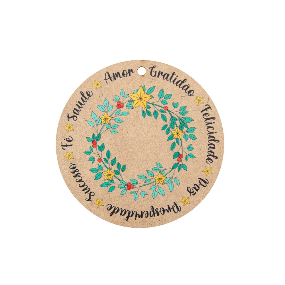 PLACA NATAL C/ SENTIMENTOS