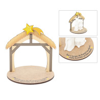 CABANA P/ PRESÉPIO C/ BASE