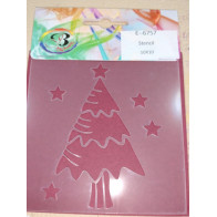 Stencil Pinheiro Natal