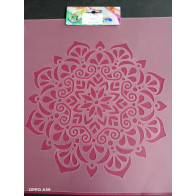 Stencil mandala