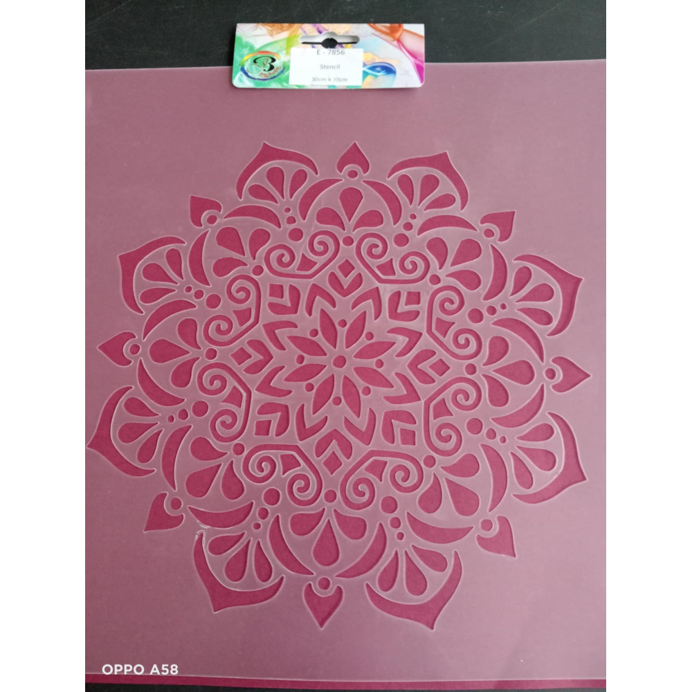 Stencil mandala