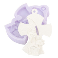 MOLDE SILICONE CRUZ COM...