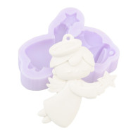 MOLDE SILICONE ANJO COM...