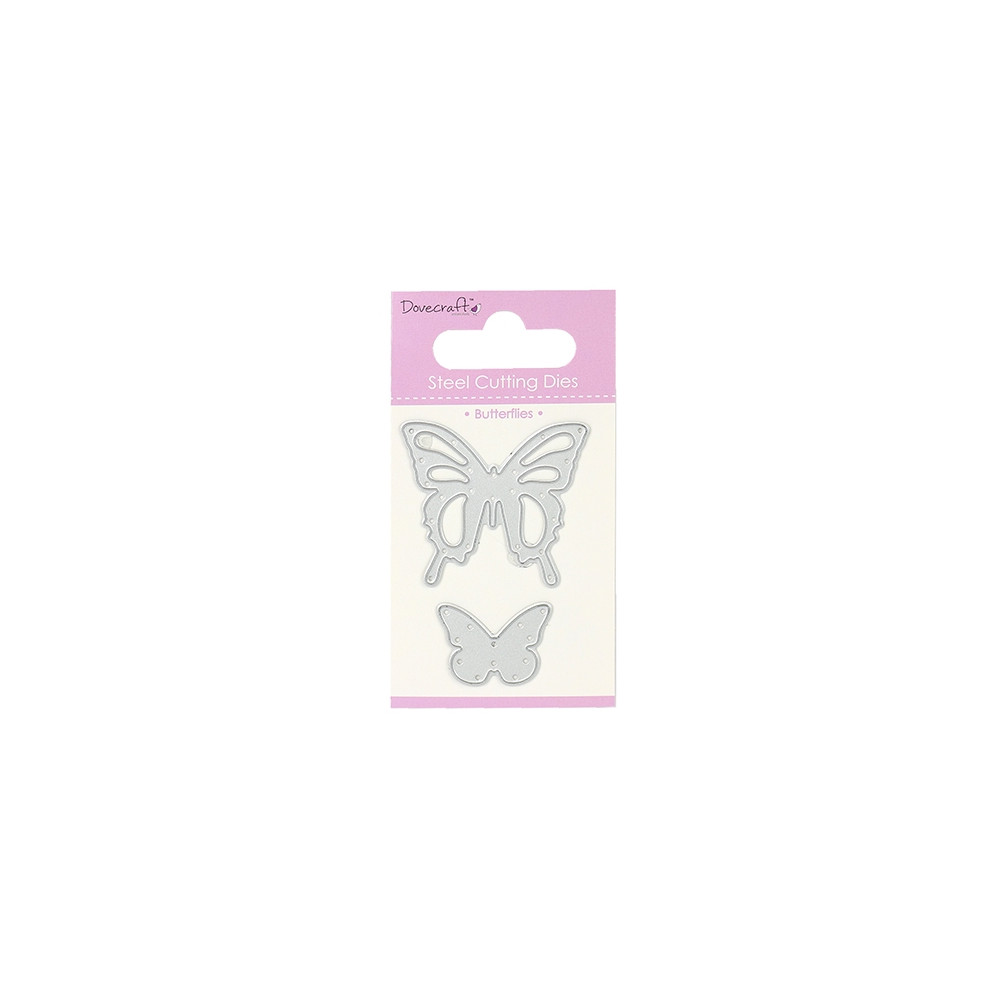 Pack de 2 cortantes metálicos  "Butterflies"