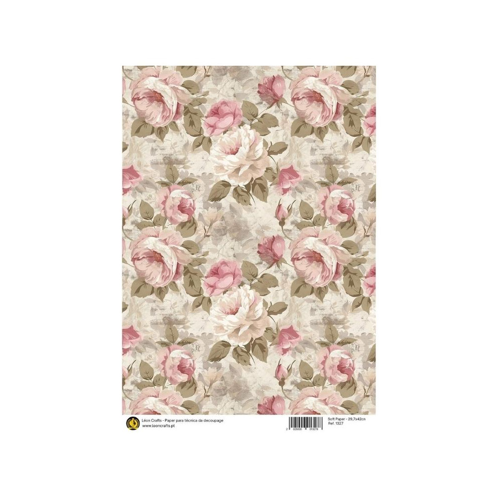 Papel de Arroz Rosas
