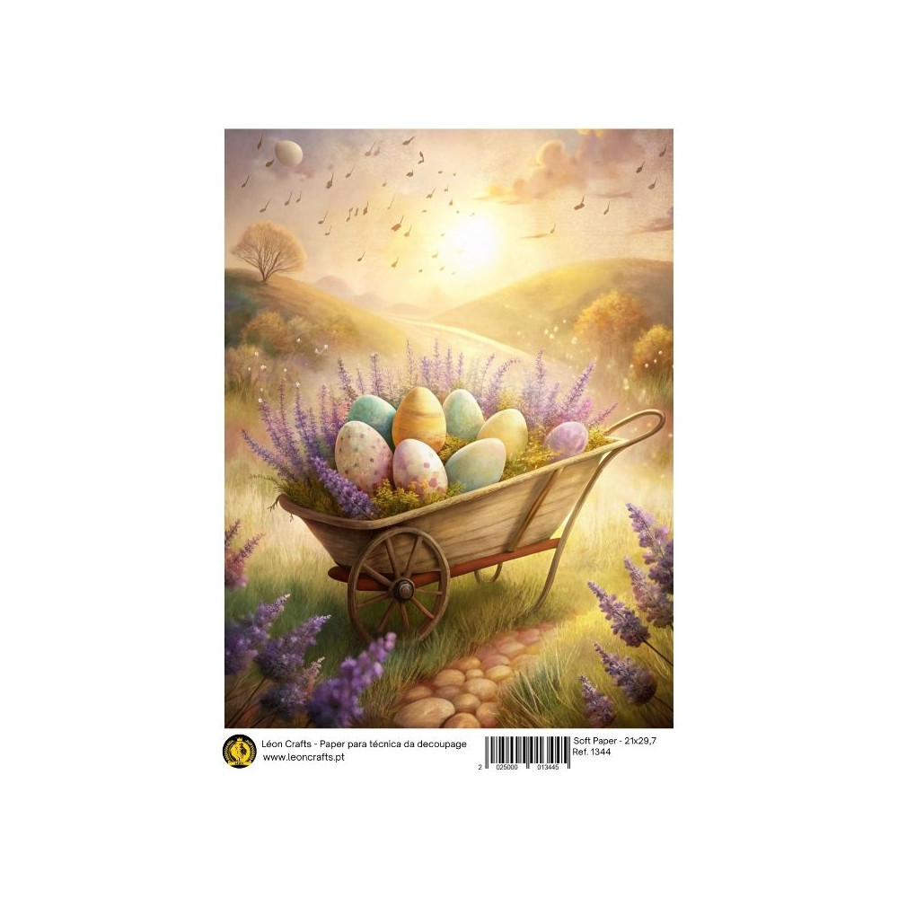 Papel de Arroz A4-Páscoa