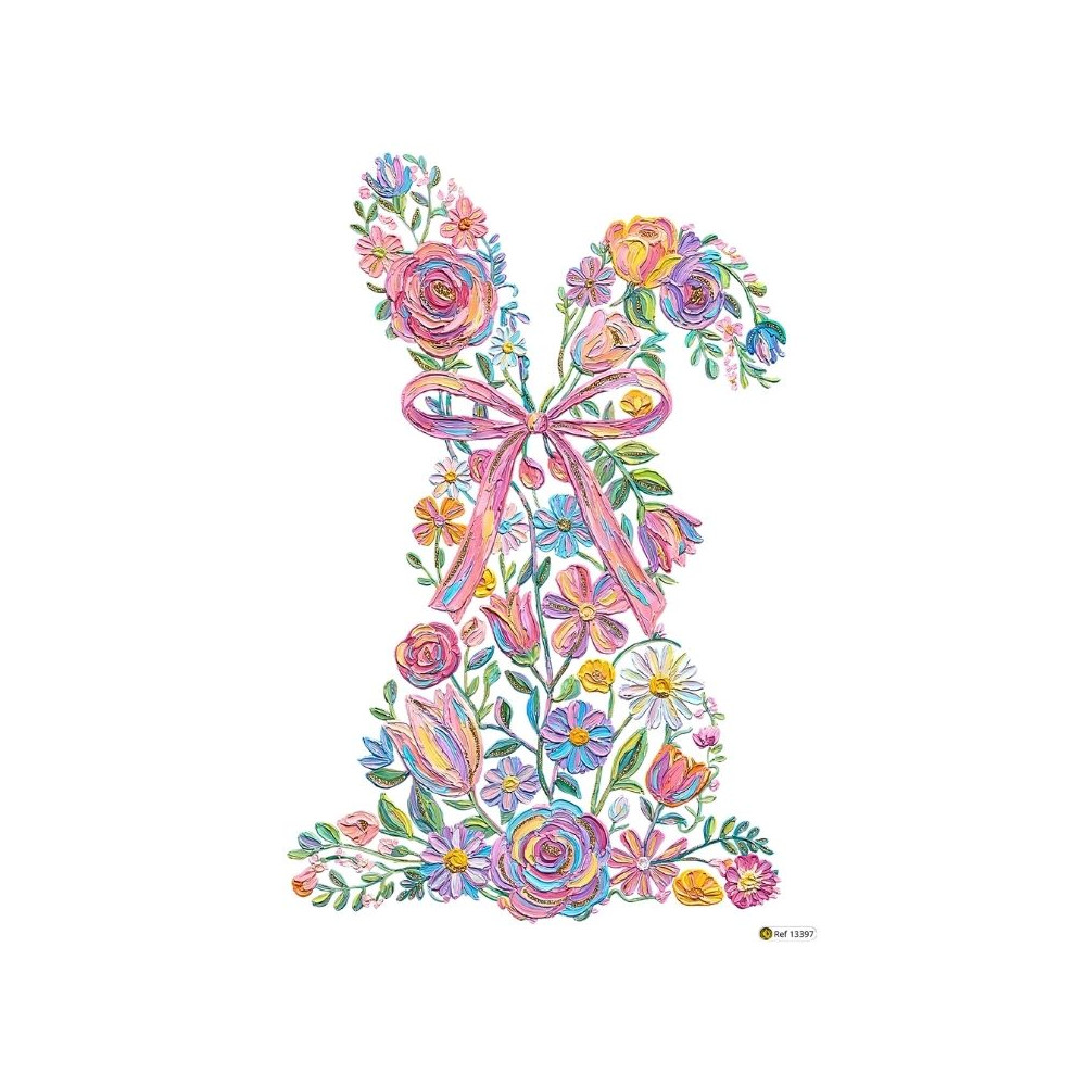 Papel Transfer - Coelho Florido