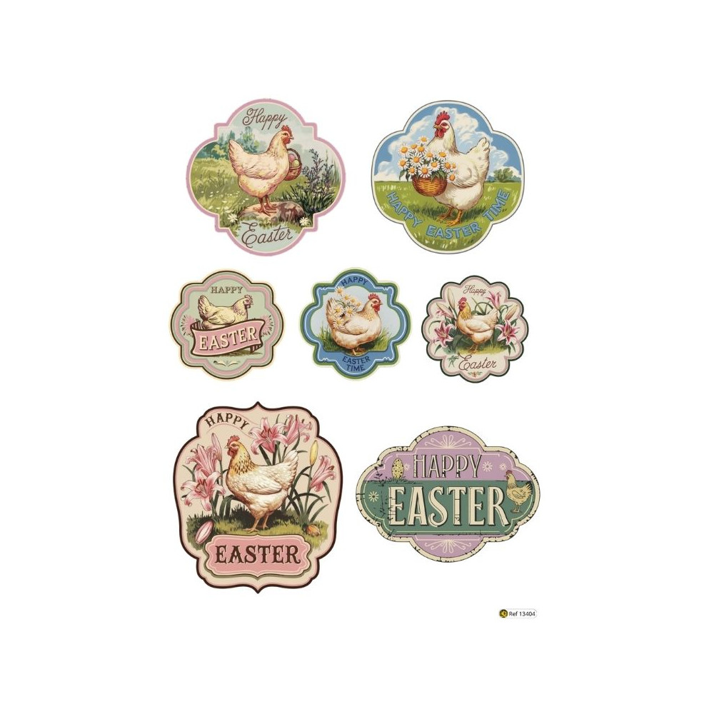 Papel Transfer - Etiquetas Páscoa