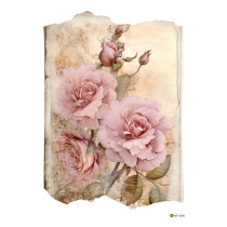 Papel Transfer Rosas