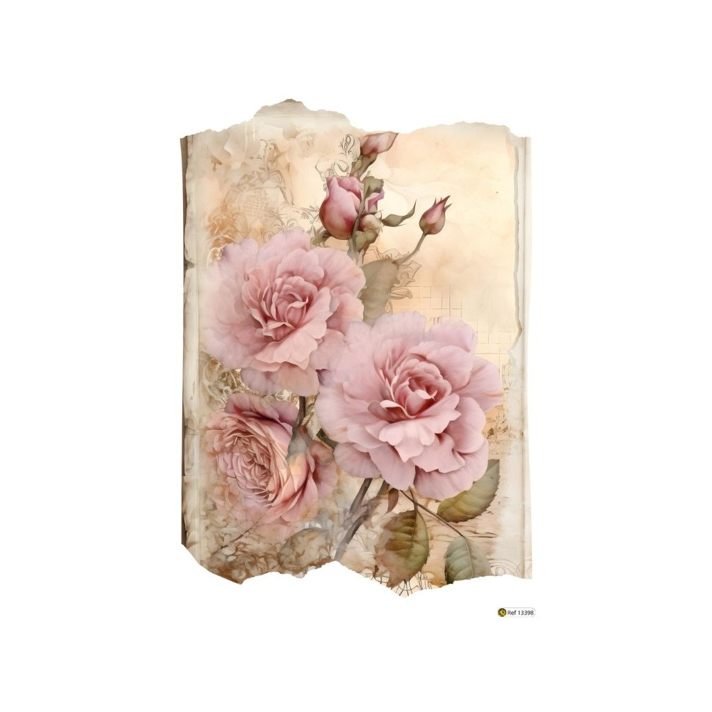 Papel Transfer Rosas