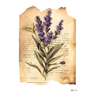 Papel Transfer Lavanda