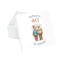 CAIXA LACADA AVÓS BRANCA