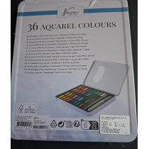 Caixa Metal Aguarelas  36 unidades