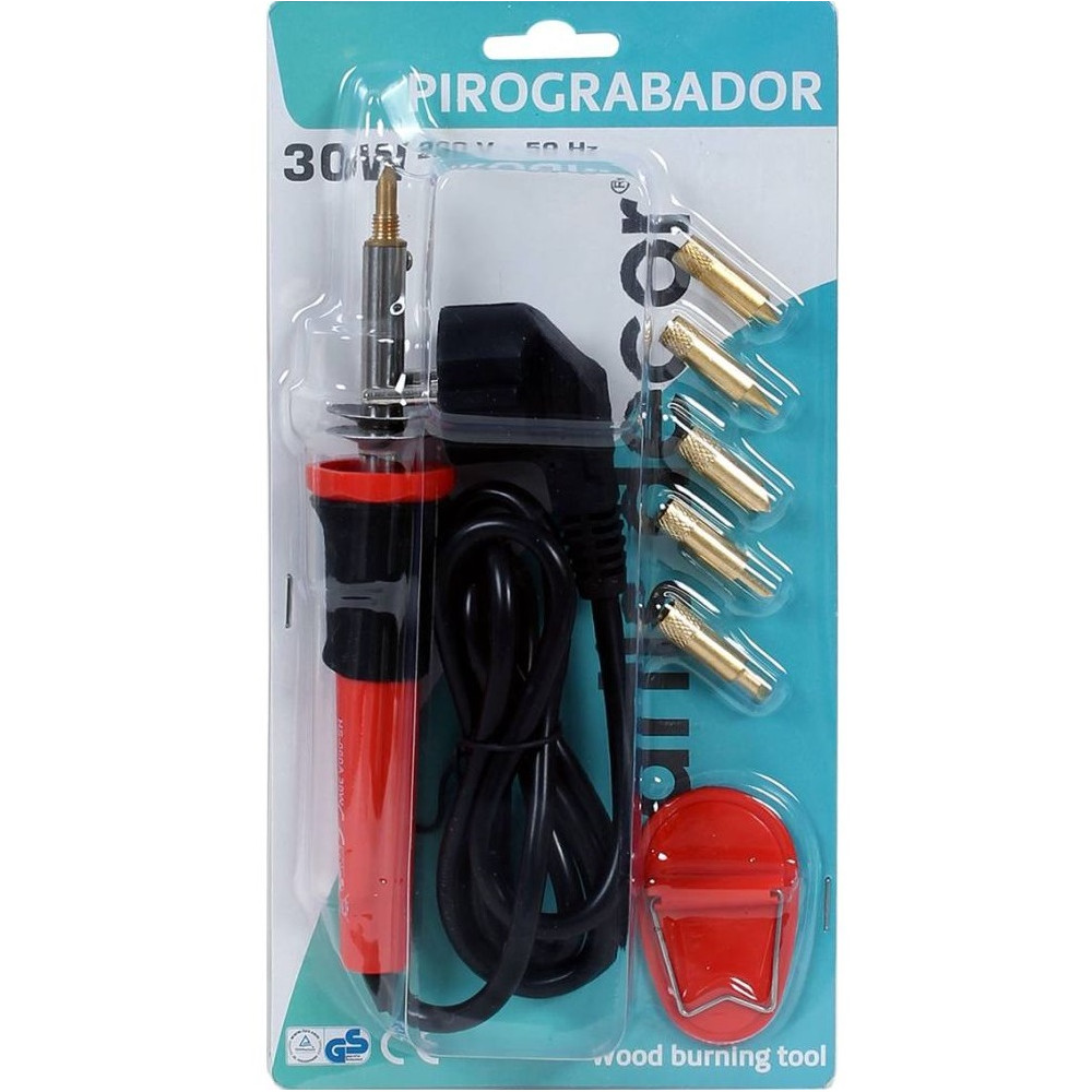 PIROGRAVADOR + 5 PEÇAS ARTIS DECOR