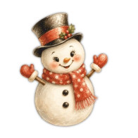 BONECO NEVE IMPRESSÃO UV