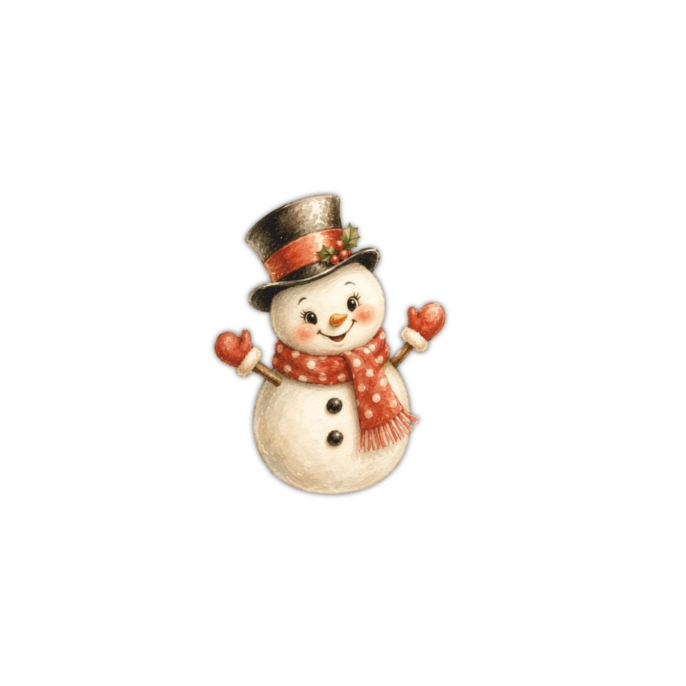 BONECO NEVE IMPRESSÃO UV