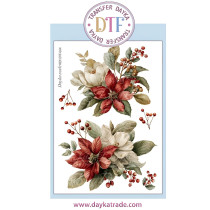 TRANSFER DTF FLORES VERMELHAS NATAL