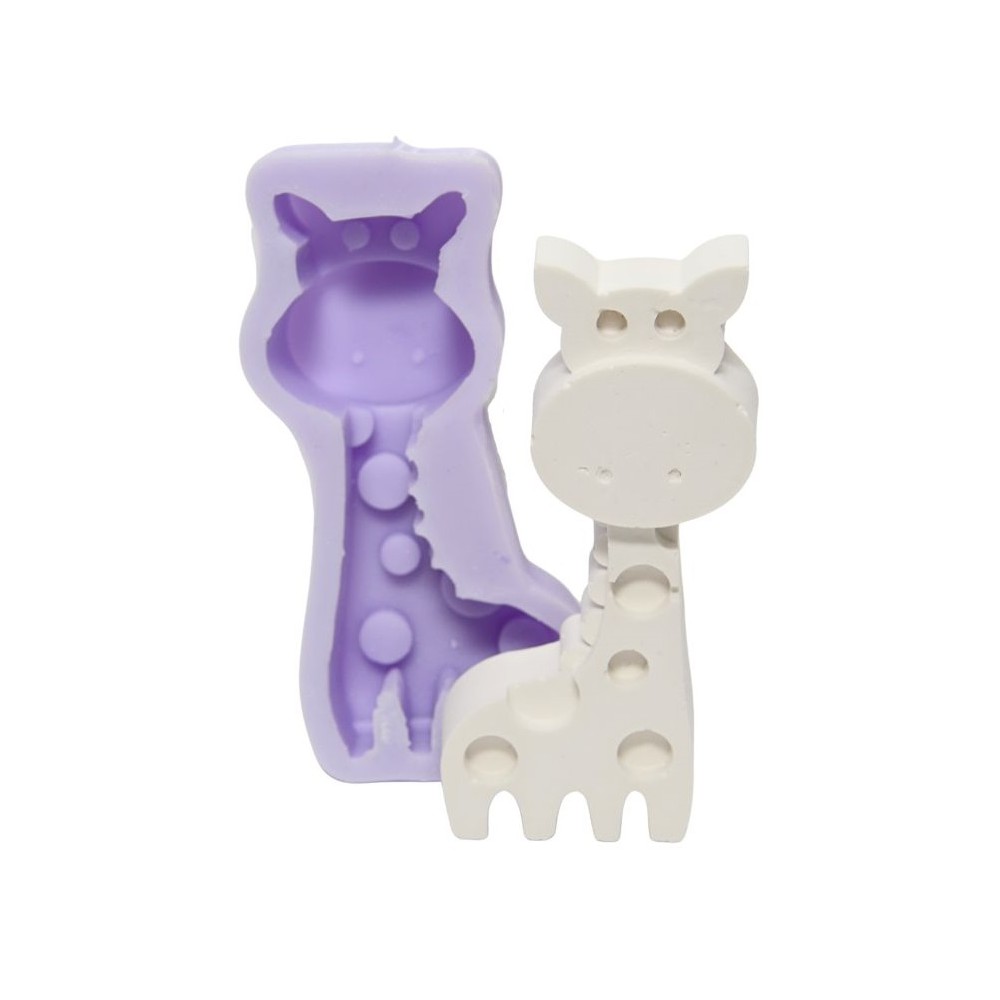 MOLDE SILICONE GIRAFA
