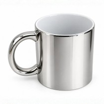 Caneca Prateada Espelhada