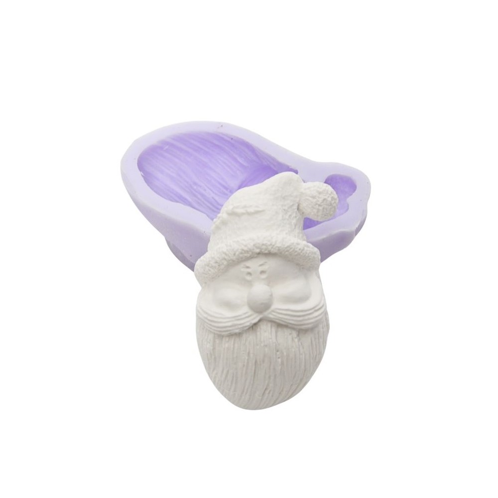 MOLDE SILICONE CABEÇA PAI NATAL