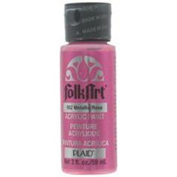 Tinta acrí­lica metálica