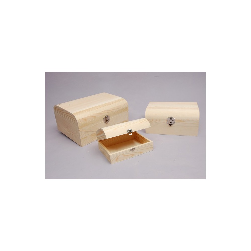 Baú plano com fecho prata