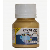 Tinta para tecido metálica