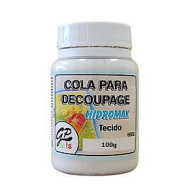 Cola de decoupage para tecido