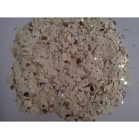 Flocos decorativos metálicos grossos