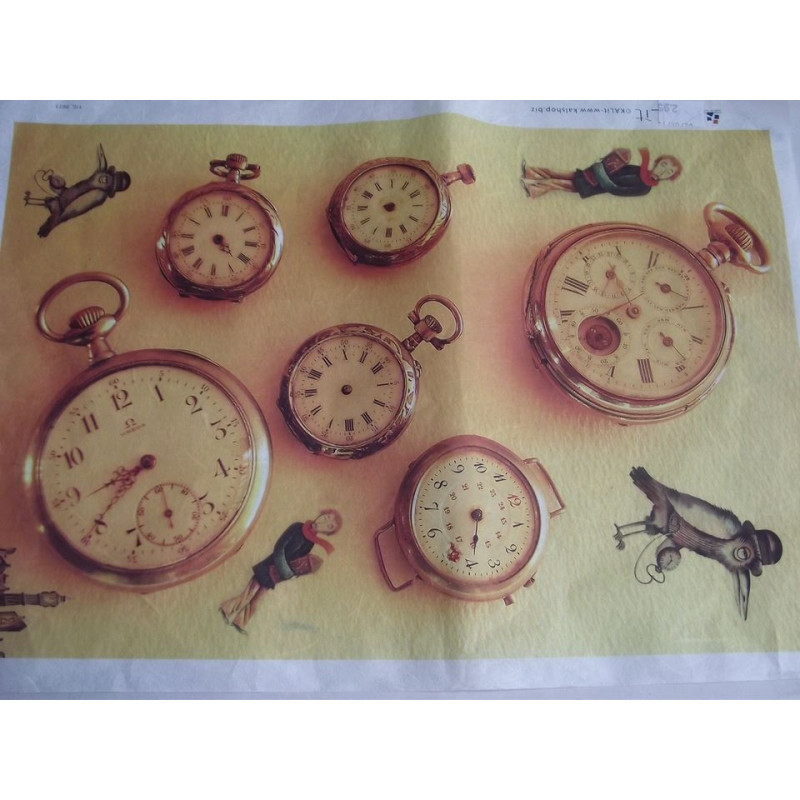 Papel de arroz Relógios