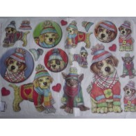 Papel de arroz Cães