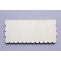 Placa rectangular ondulada