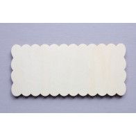 Placa rectangular ondulada