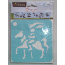 Conjunto de 6 stencil