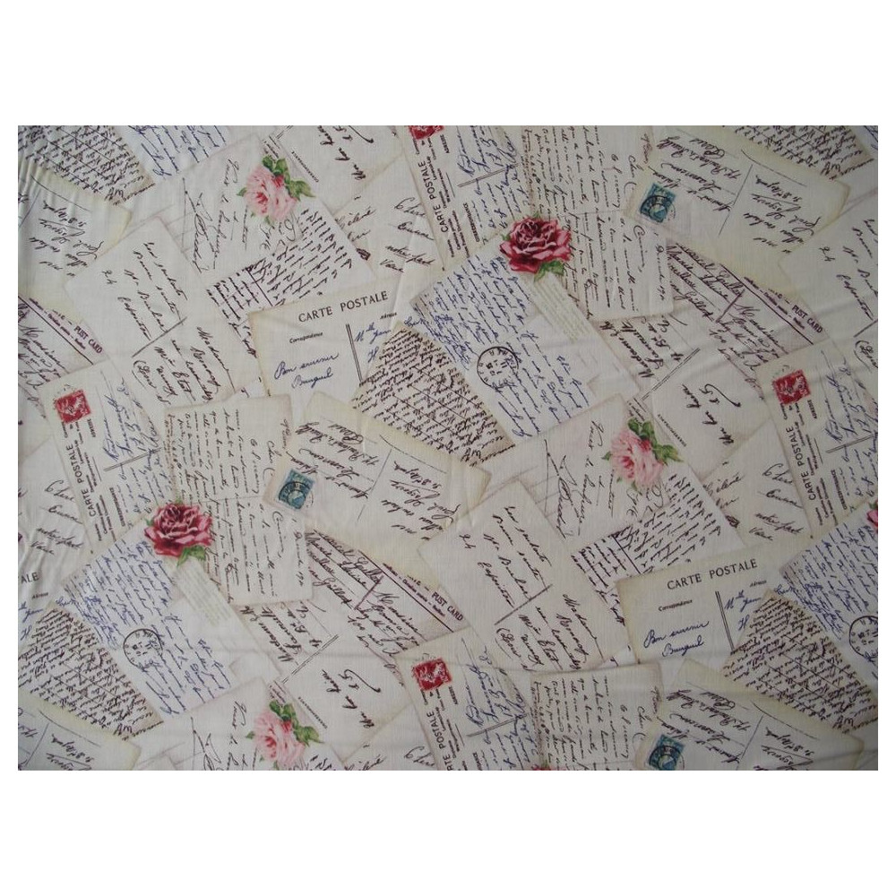 Tecido cartas